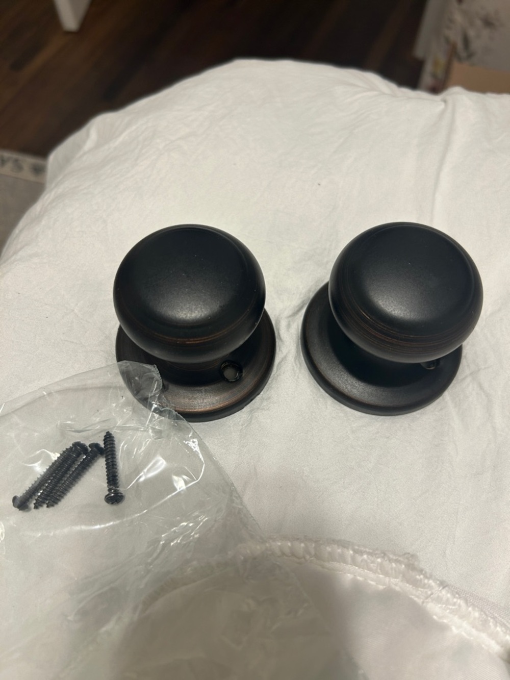 set of dummy doorknobs